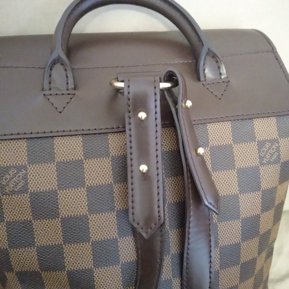 Louis Vuitton Dark Brown Checkered Backpack - Picture 11 of 16